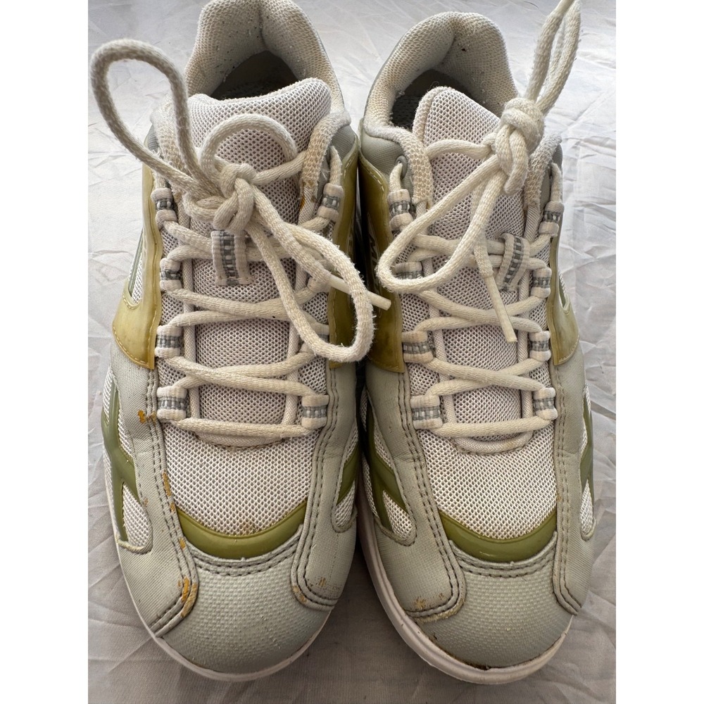 MBT Medical Walking Standing Sneakers White Green 400101-48 Womens 7.5
